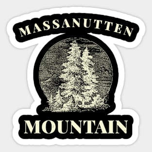 Massanutten Mountain Vintage Sticker